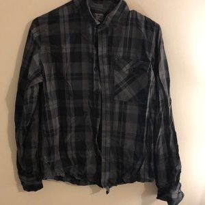Shout House Plaid Button Up Shirt